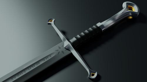Lord Of the Rings movie sword. preview image